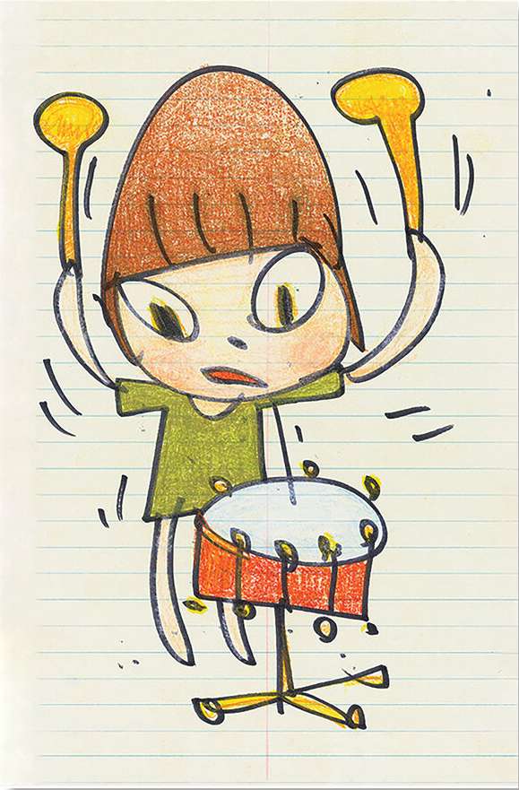 Banging The Drum by Yoshitomo Nara